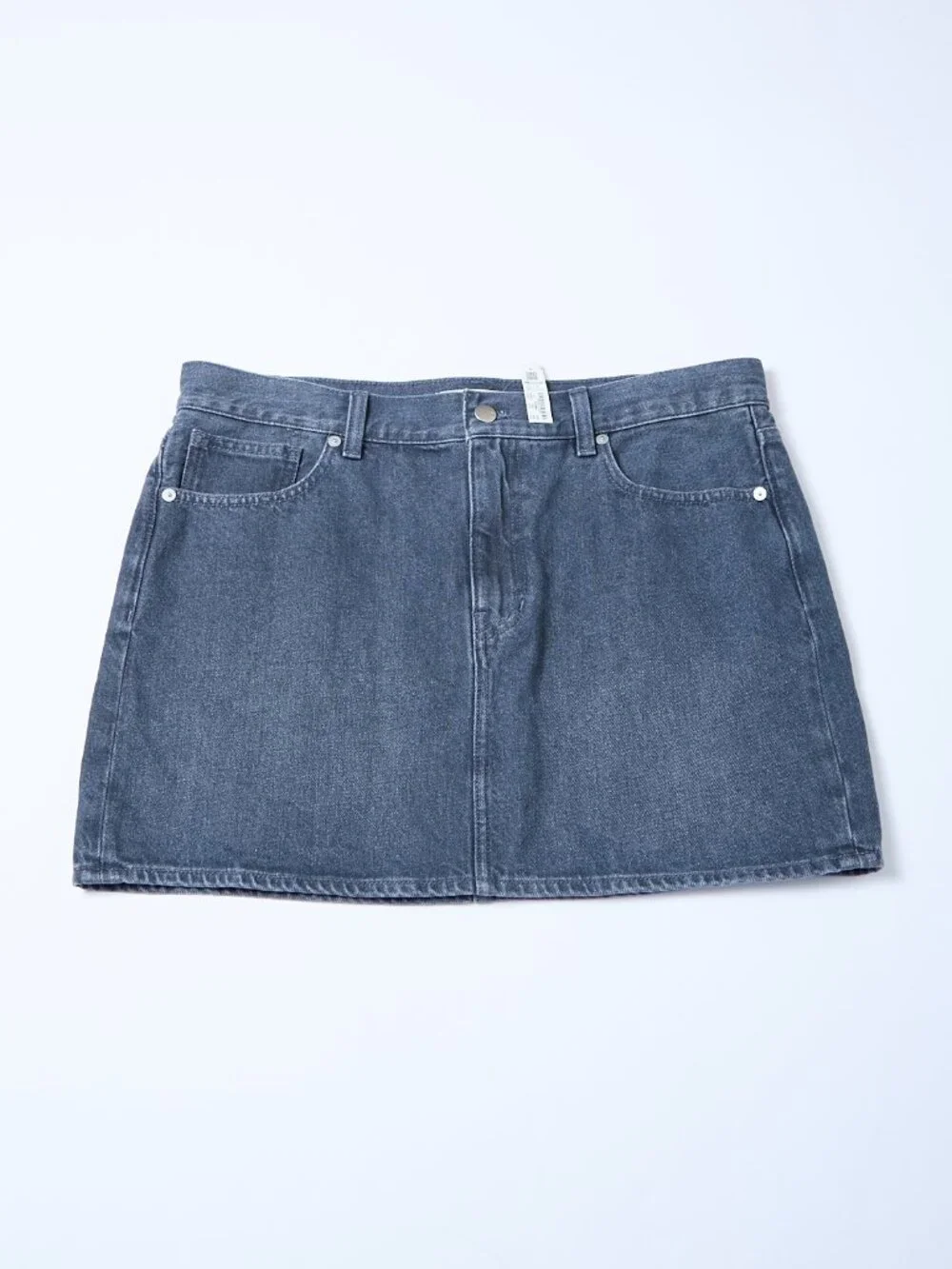 Madewell 100% Cotton Denim Hodgeman Wash Airy Blue Mini Skirt Size 29
